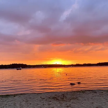 펜션 Bungalow-jessern Im Gruenen Mit Seeblick