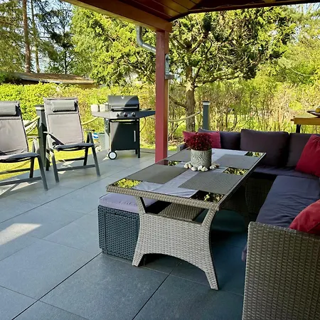 펜션 Bungalow-jessern Im Gruenen Mit Seeblick