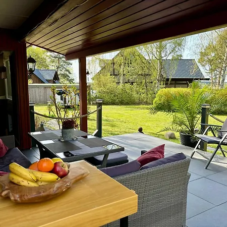 펜션 Bungalow-jessern Im Gruenen Mit Seeblick