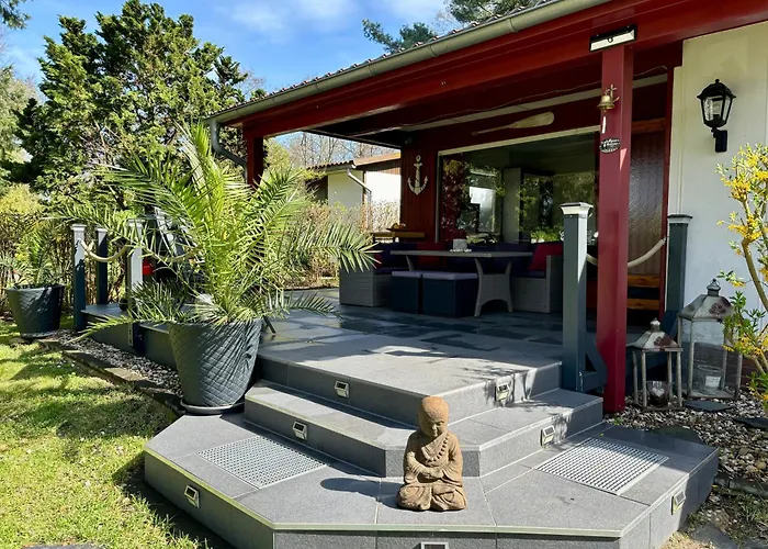 Bungalow-jessern Im Gruenen Mit Seeblick Feriehus Schwielochsee